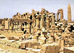 कर्णक के अमून के मंदिर के खंडहर