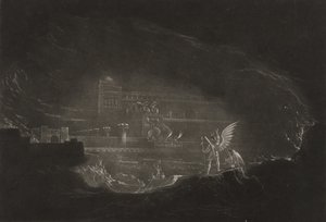 Pandemonium, c.1827 (मेजोटोटिन) द्वारा जॉन मार्टिन