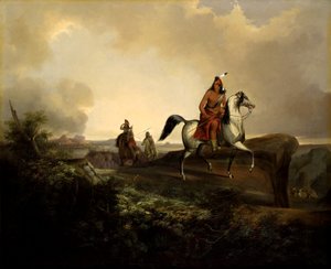 ब्लैक नाइफ, एक अपाचे योद्धा, 1846।