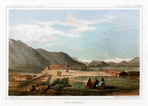 फोर्ट ओकिनाकेन, यूएसए, 1856। द्वारा जॉन मिक्स स्टेनली