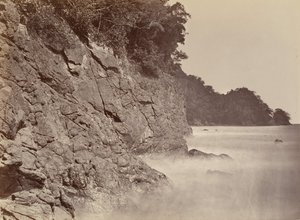 ट्रॉपिकल सीनरी, क्लिफ - लिमोन बे, 1871। द्वारा जॉन मोरानी