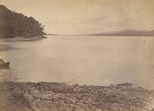 ट्रॉपिकल सीनरी, डेरेन हार्बर - लुकिंग साउथ, 1871। द्वारा जॉन मोरानी