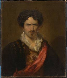 जूनियस ब्रूटस बूथ सर एडवर्ड मोर्टिमर, 1823 के रूप में।