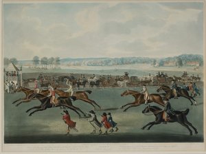 एस्कॉट - ओटलैंड्स स्वीपस्टेक्स, जेडब्ल्यू एडी (fl. 1780-1820) द्वारा उकेरा गया, 1792 में प्रकाशित (एक्वाटिंट) द्वारा जॉन नॉट (बाद में) सार्टोरियस
