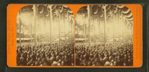 विश्व की शांति जयंती, या बोस्टन कोलिज़ीयम, 1872 द्वारा जॉन पी। सोले