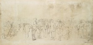 स्कॉच फेयर, c.1847 (पेंसिल) द्वारा जॉन फिलिप