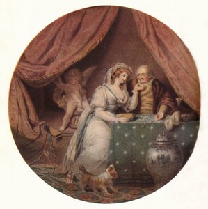 एवरिस द्वारा प्रेम का लोभ, c1790 द्वारा जॉन राफेल स्मिथ