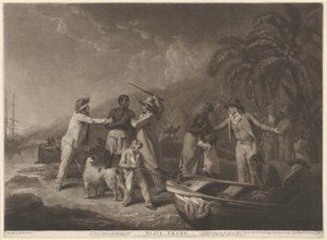 दास व्यापार, 1791। द्वारा जॉन राफेल स्मिथ