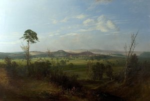 विल्फोर्ड से नॉटिंघम का दृश्य, c.1850 द्वारा जॉन रॉसन वॉकर