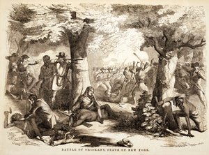 ओरिस्कनी की लड़ाई, न्यूयॉर्क राज्य, पब। 1867 द्वारा जॉन रूबेन चैपिन