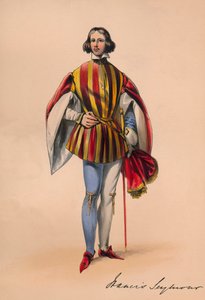 क्वीन विक्टोरियास कॉस्ट्यूम बॉल, 12 मई 1842, 1843 की पोशाक में फ्रांसिस सीमोर।