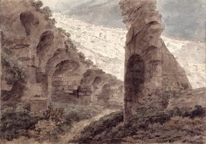 कोलोसियम का आंतरिक भाग, 1778 द्वारा जॉन रॉबर्ट कोज़ेंस