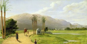 नील नदी पर Asyut, 1873