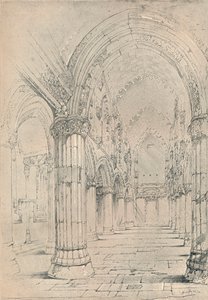 रोजलिन चैपल, 1838 द्वारा जॉन रस्किन