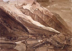 द ग्लेशियर डेस बॉसन्स, शैमॉनिक्स, जून 1849 द्वारा जॉन रस्किन
