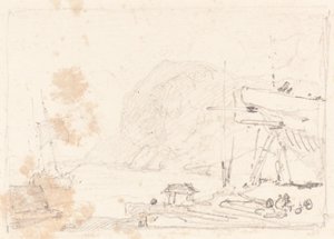 एक सूखी गोदी द्वारा जॉन बेच Cotman