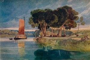 ए रिवर सीन, c1800-1842, 1924
