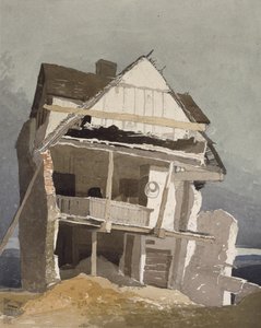एक बर्बाद घर, 19 वीं सदी द्वारा जॉन बेच Cotman