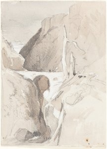 पेड़ के ठूंठों वाला कण्ठ द्वारा जॉन बेच Cotman