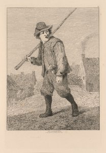 अध्ययन 46 नमूने Teniers, 1838 के बाद मुक्त प्लेट कर रहे हैं। द्वारा जॉन बेच Cotman