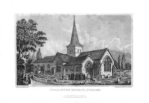 Godalming Church, Surrey, 1829।