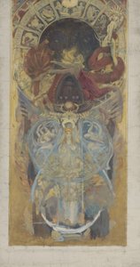 बोस्टन पब्लिक लाइब्रेरी के लिए डिज़ाइन, 1890-4 द्वारा जॉन सिंगर सार्जेंट