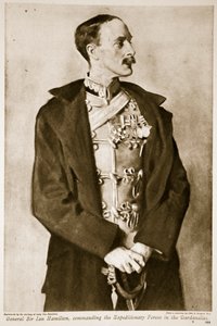 जनरल सर इयान हैमिल्टन, 1914-19 दार्दानिलेस में अभियान बलों की कमान संभाल रहे हैं द्वारा जॉन सिंगर सार्जेंट