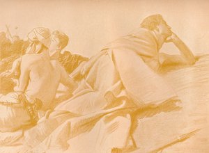 साल्स कैंप में रिकॉलिंग फिगर डेविड, c1905 द्वारा जॉन सिंगर सार्जेंट