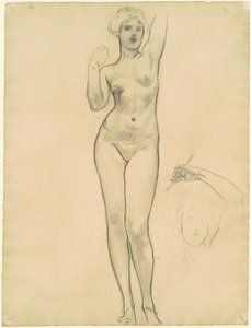 एफ़्रोडाइट और इरोस के लिए एफ़्रोडाइट का अध्ययन, 1919-1920। द्वारा जॉन सिंगर सार्जेंट