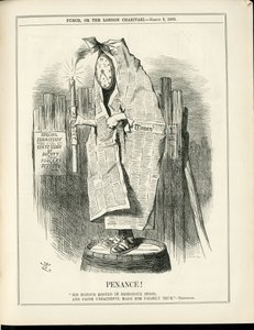 पंचो में जॉन टेनियल (1820-1914) का चित्रण द्वारा जॉन टेनिएल