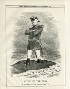 पंचो में जॉन टेनियल (1820-1914) का चित्रण द्वारा जॉन टेनिएल