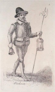 c.1680 से चौकीदार (नक़्क़ाशी) द्वारा जॉन थॉमस स्मिथ