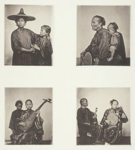 बोट गर्ल्स, ए कैंटन बोटवूमन एंड चाइल्ड, संगीतकार, संगीतकार, सी। 1868. द्वारा जॉन थॉमसन