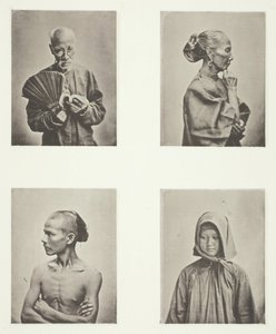 फोर हेड्स, टाइप्स ऑफ़ द लेबर क्लास, सी. 1868.