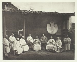 मठाधीश और कुषाण के भिक्षु, सी। 1868. द्वारा जॉन थॉमसन