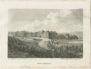 Soho कारख़ाना: स्टील उत्कीर्णन, nd [c 1798]
