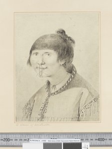 F.29 ऊनाश्का की एक महिला, c.1773-84 (जल रंग) द्वारा जॉन वेबर