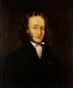 निकोलो पगनीनी का पोर्ट्रेट 1782-1840, 1836 द्वारा जॉन व्हिटल
