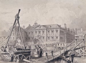 नॉर्थ ईस्ट, लंदन से फिशमॉन्गर्स हॉल, c1835 द्वारा जॉन वुड्स