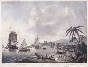 मतवाई खाड़ी का एक दृश्य, ताहिती, 1787