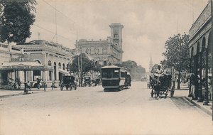 'दक्षिण से ओल्ड कोर्ट हाउस स्ट्रीट। कलकत्ता, c1910।