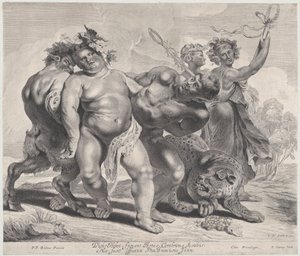 Bacchus की मादकता, 1630-57।, 1630-57। द्वारा जोनास सुईडरहोफ