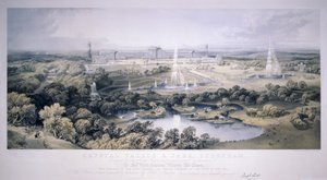 क्रिस्टल पैलेस, सिडेनहैम, लंदन, 1854 द्वारा जोनाथन नीडम