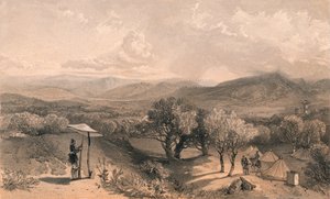 बैदर की घाटी, रियर पेट्रोस्की के विला से, पूर्व की ओर देखते हुए, 1856 द्वारा जोनाथन नीडम