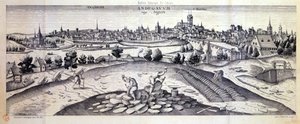 1561 में एंगर्स में एक स्लेट क्वारी द्वारा जोरिस हॉफनागल