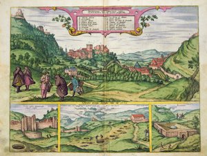 जॉर्ज ब्रौन (1541-1622) और फ्रैंस होगेनबर्ग (1535-90), 1564 द्वारा &39;सीविट्स ऑर्बिस टेरारम&39; से अलहम्ब्रा का दृश्य द्वारा जोरिस हॉफनागल