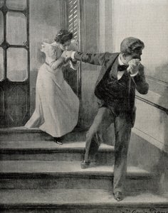 दुखद अलविदा। 1900 (ड्राइंग)