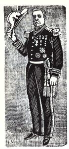 पोर्फिरियो डियाज़ का पोर्ट्रेट (1828-1915), मेक्सिको गणराज्य के राष्ट्रपति। जोस ग्वाडालूप पोसाडा द्वारा ज़ाइलोग्राफी (1852-1913)। द्वारा जोस गुआडालुपे पोसाडा
