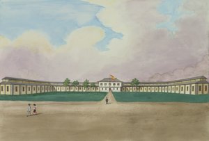 मीसीक में द न्यू सिगार फैक्ट्री, "द फ्लेबस एल्बम ऑफ व्यूज़ इन एंड अराउंड मनीला", c.1845