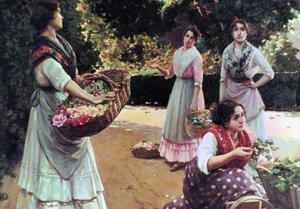 'सेविले के फूल विक्रेता' द्वारा जोस रिको तेजेडो